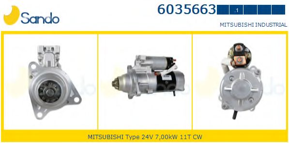 Стартер SANDO 6035663.1