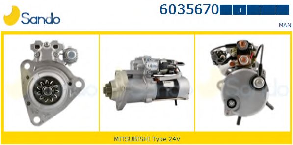Стартер SANDO 6035670