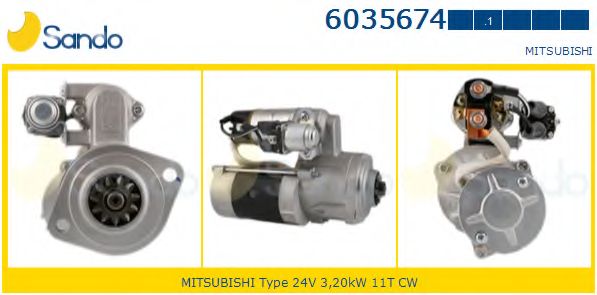 Стартер SANDO 6035674.1