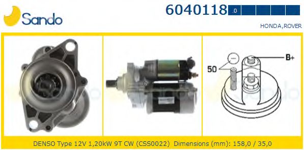Стартер SANDO 6040118.0