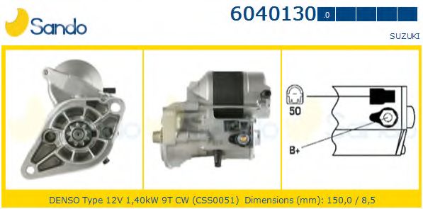 Стартер SANDO 6040130.0