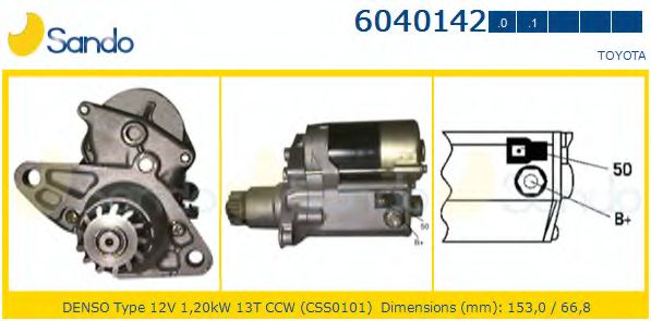 Стартер SANDO 6040142.0