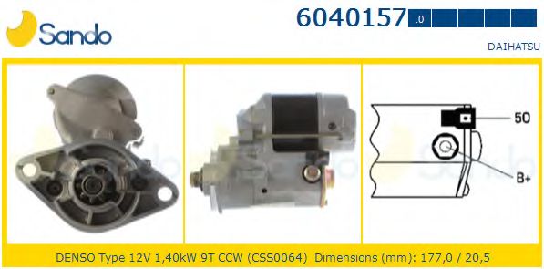 Стартер SANDO 6040157.0