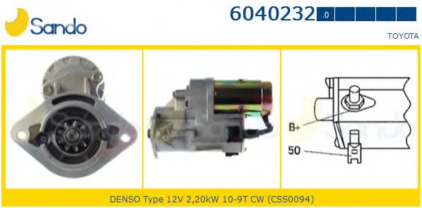 Стартер SANDO 6040232.0