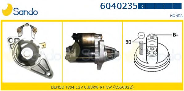 Стартер SANDO 6040235.0