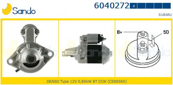Стартер SANDO 6040272.0