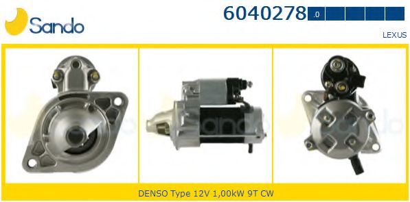 Стартер SANDO 6040278.0