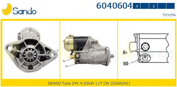 Стартер SANDO 6040604.0