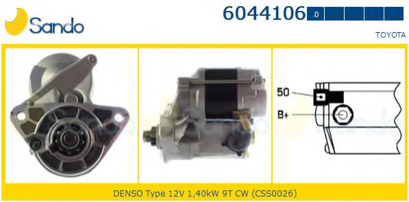 Стартер SANDO 6044106.0