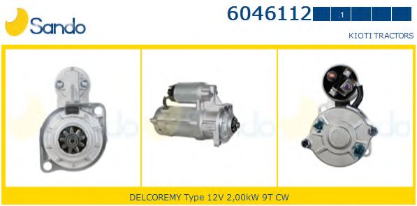 Стартер DELCO REMY 112131