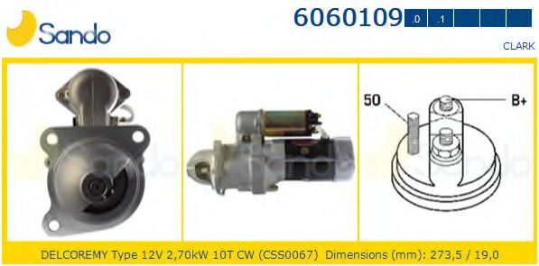 Стартер SANDO 6060109.0