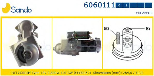 Стартер SANDO 6060111.0