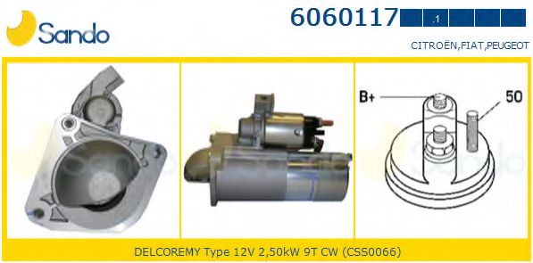 Стартер SANDO 6060117.1