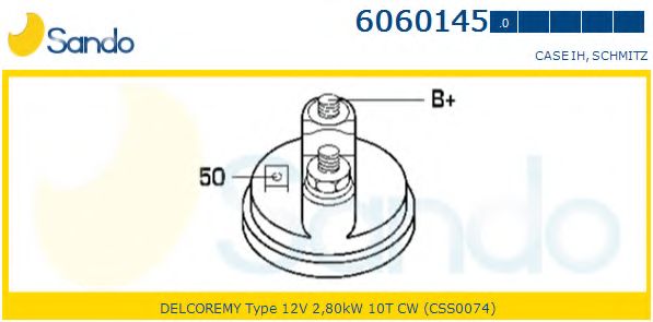Стартер SANDO 6060145.0