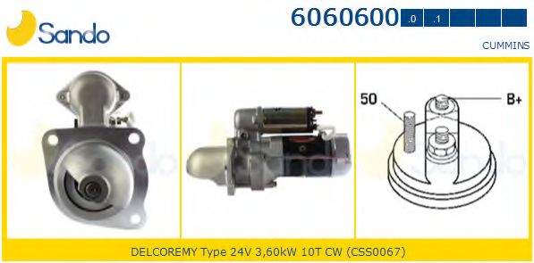 Стартер SANDO 6060600.0