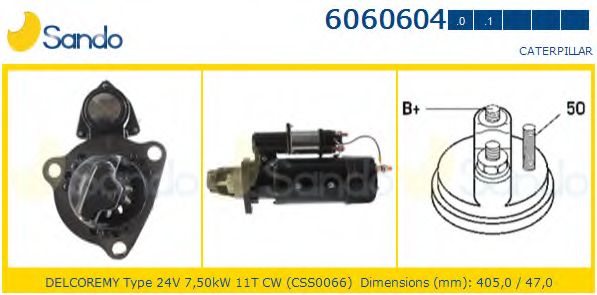 Стартер SANDO 6060604.0