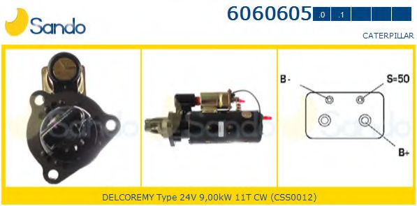 Стартер SANDO 6060605.0