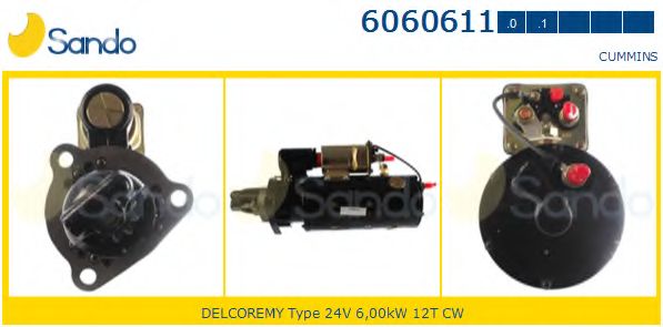Стартер SANDO 6060611.0