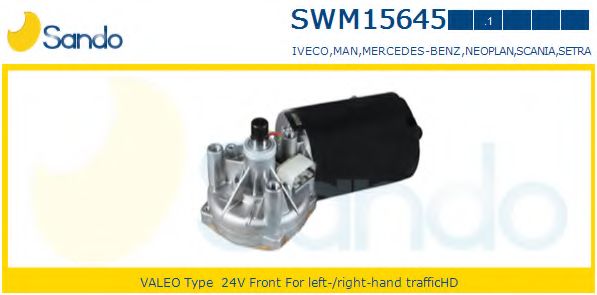 Двигатель стеклоочистителя SANDO SWM15645.1