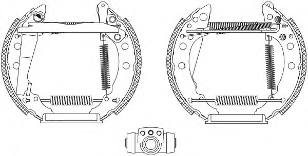 Комплект тормозных колодок HELLA PAGID 8DB 355 003-711