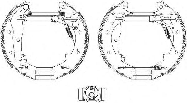 Комплект тормозных колодок HELLA PAGID 8DB 355 004-251