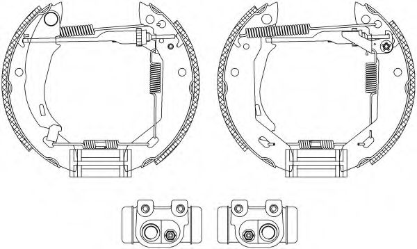 Комплект тормозных колодок HELLA PAGID 8DB 355 003-961