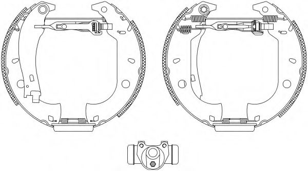 Комплект тормозных колодок HELLA PAGID 8DB 355 004-071