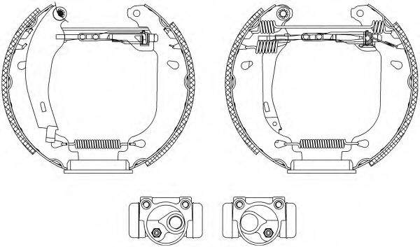 Комплект тормозных колодок HELLA PAGID 8DB 355 003-811