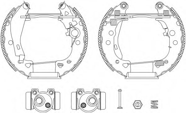 Комплект тормозных колодок HELLA PAGID 8DB 355 003-611