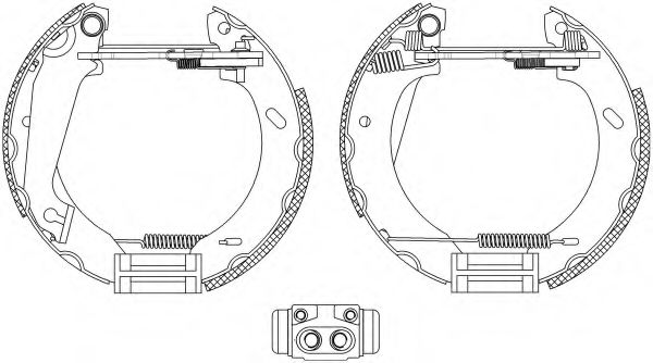 Комплект тормозных колодок HELLA PAGID 8DB 355 004-031