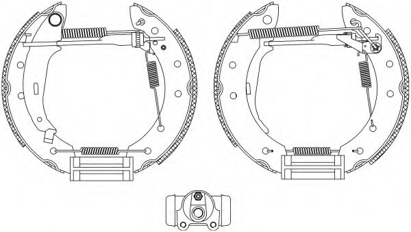 Комплект тормозных колодок HELLA PAGID 8DB 355 004-291