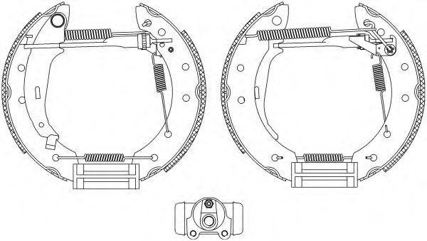 Комплект тормозных колодок HELLA PAGID 8DB 355 004-661