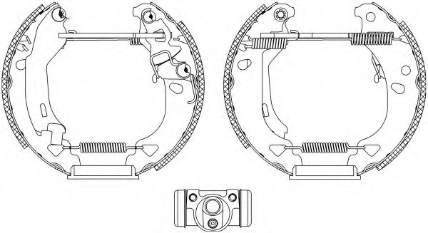 Комплект тормозных колодок HELLA PAGID 8DB 355 004-311