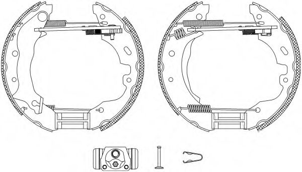 Комплект тормозных колодок HELLA PAGID 8DB 355 004-101