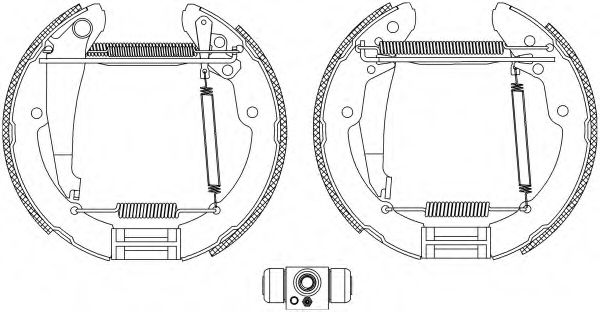 Комплект тормозных колодок HELLA PAGID 8DB 355 004-461