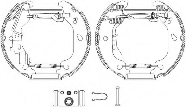 Комплект тормозных колодок HELLA PAGID 8DB 355 004-771