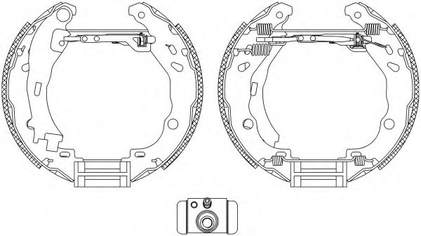 Комплект тормозных колодок HELLA PAGID 8DB 355 005-111