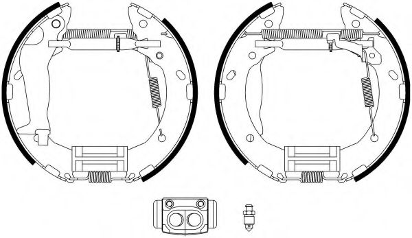 Комплект тормозных колодок HELLA PAGID 8DB 355 022-611