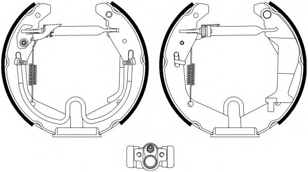 Комплект тормозных колодок HELLA PAGID 8DB 355 022-981