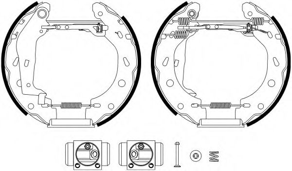 Комплект тормозных колодок HELLA PAGID 8DB 355 022-961