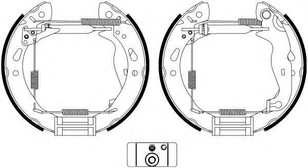 Комплект тормозных колодок HELLA PAGID 8DB 355 022-921