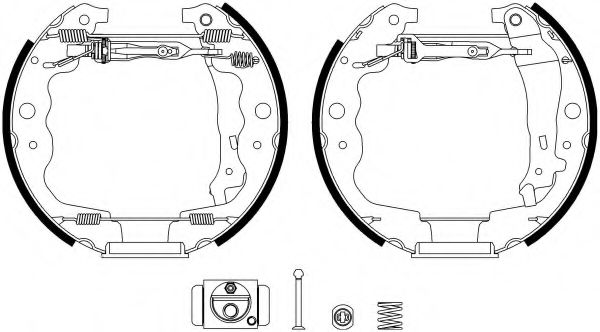 Комплект тормозных колодок HELLA PAGID 8DB 355 022-871