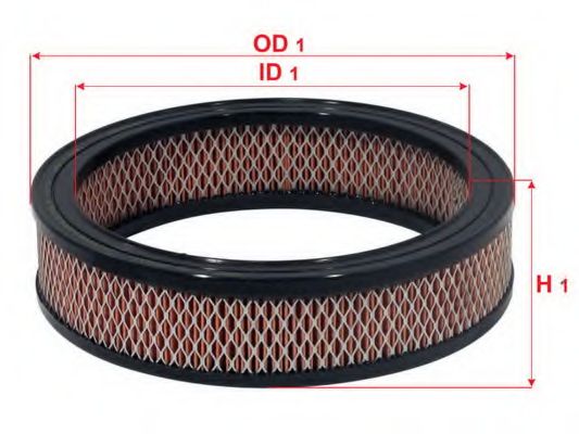 Воздушный фильтр SAKURA  Automotive A2001