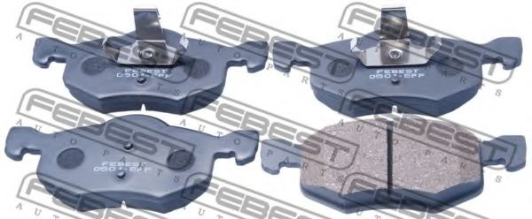 Комплект тормозных колодок, дисковый тормоз FEBEST 0501-EPF