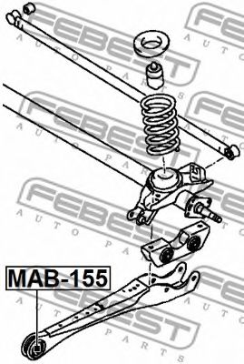 Подвеска, рычаг независимой подвески колеса FEBEST MAB155