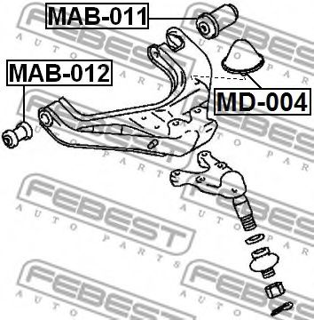 Амортизатор FEBEST MD004