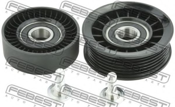 Натяжной ролик, поликлиновой  ремень FEBEST 2187-CB4-KIT