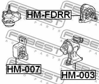 Подвеска, двигатель FEBEST HM-FDRR