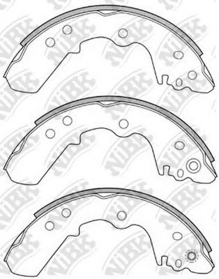 Комплект тормозных колодок NiBK FN4452