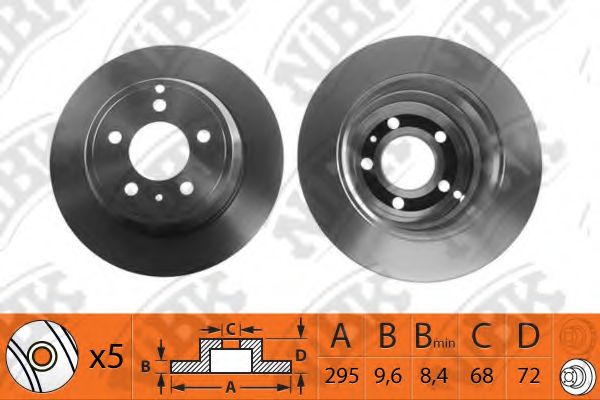 Тормозной диск BRECO 08556921